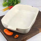 Cozina White Rectangular Baker