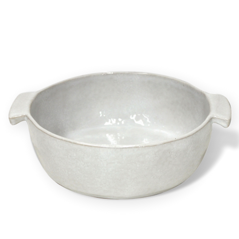 Cozina White Round Baker