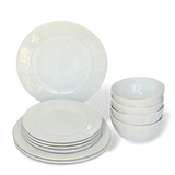 Cozina White Salad Plate