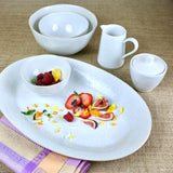 Cozina White Oval Platter