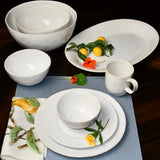 Cozina White Medium Serving Bowl