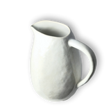 Cozina White Pitcher