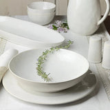 Cozina White Oval Centerpiece