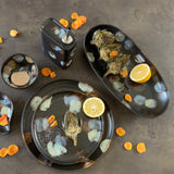 Dappled Medium Oval Tray