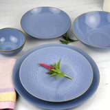 Rhapsody Blue Round Serving Platter