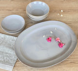 Rhapsody Fog Oval Platter