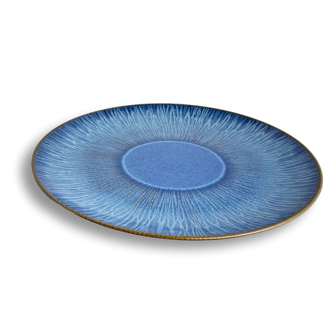 Stillwater Azul Round Serving Platter