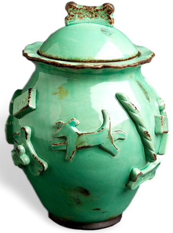 Dog Treat Jar - Green