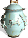 Dog Treat Jar - Baby Blue