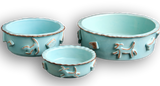 Dog Food/Water bowl - Baby Blue