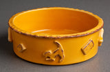 Dog Food/Water bowl - Caramel